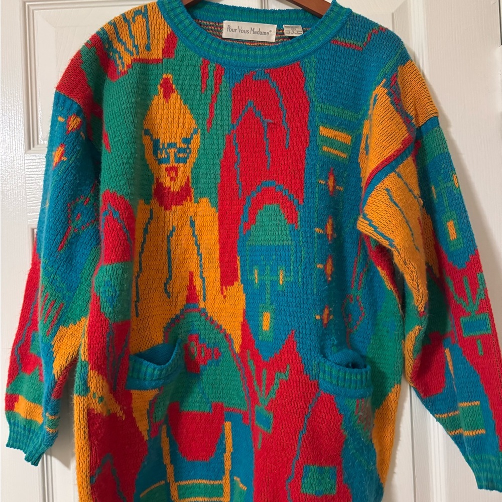 Pour Vous Madame Colorful, Chunky Y2K Sweater